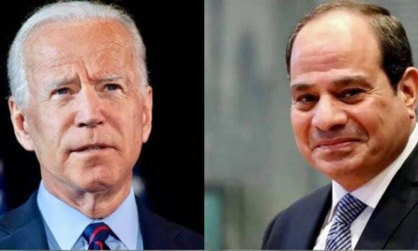 US President Joe Biden, left, and Egyptian President Abdel Fatah El-Sisi are seen in this file combination picture. — Courtesy photo