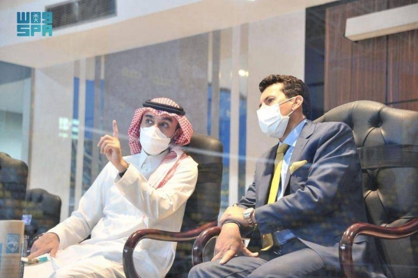 Minister of Sports watches Saudi national team play against Morocco in Arab Futsal Cup in Cairo