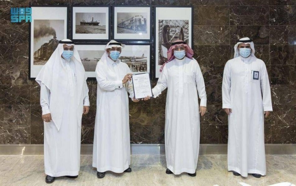 The license was handed over by Captain Suleiman Al-Muhaimidi, assistant to the GACA president for aviation standards, to Abdul Nasser Bin Mohammed Al-Khorayef, the CEO of the academy, in the presence of GACA president Abdulaziz Al-Duailej at the authority's headquarters in Riyadh.
