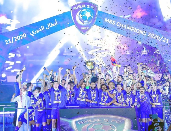 Al-Hilal retained the Saudi Pro League title with a 3-2 win over Al-Faisaly, extending their own record of championships to 17 and leaving their fans celebrating across the Kingdom into the early hours of Monday morning.