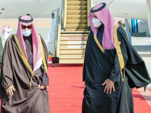 The late King Abdulaziz Bin Abdulrahman Al-Saud visited Kuwait and held his milestone talks with the then Emir Sheikh Mubarak Al-Sabah.