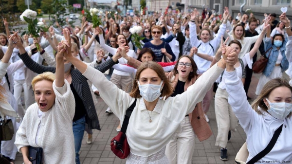 The presdential election sparked a new wave of mass protests in Belarus, with thousands of people arrested. The US and EU declared the vote fraudulent and imposed sanctions on Belarusian officials over the fraud and the brutal crackdown that followed. — Courtesy file photo
