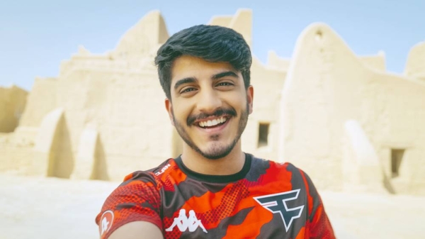 Faze Clan's Saudi esports athlete Virus (real name Talal Almalki) will play in GWB.