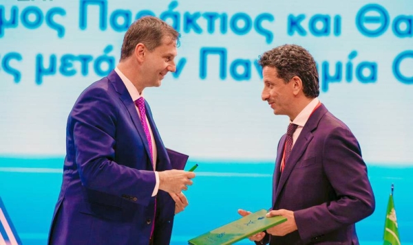 Minister of Tourism Ahmed Al-Khateeb and the Greek Minister of Tourism Harry Theoharis signed on Sunday an agreement for cooperation in the field of sustainable coastal and marine tourism, on the sideline of the coastal and marine tourism conference held in Athens.