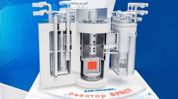 Construction of a new BREST-OD-300 fast neutron reactor has begun at a site in Siberia, part of a demonstration project by Rosatom, the Russian state-owned nuclear power company. — courtesy Rosatom