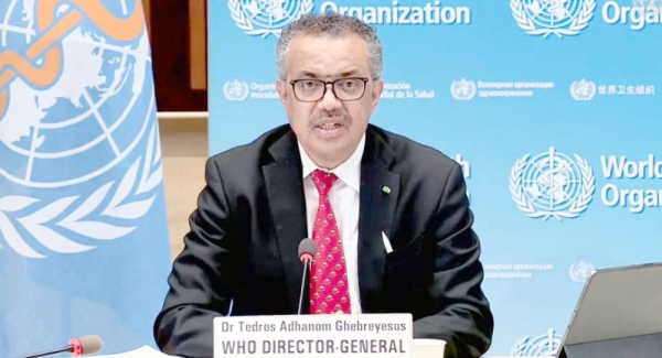 World Health Organization head Tedros Adhanom Ghebreyesus 