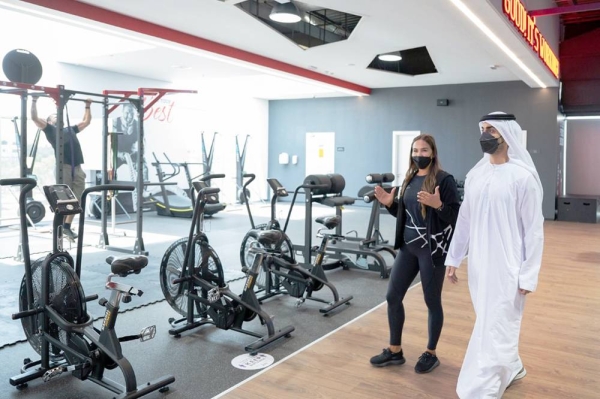 Sheikh Hamdan Bin Mohamed Bin Zayed Al Nahyan Sunday inaugurated the largest sports venue in the UAE capital at the Mubadala Sports Centre in Al Bahia.