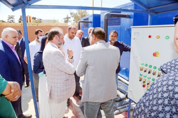 The United Nations Development Program (UNDP), through the Stabilization Facility for Libya (SFL), installed a sewage treatment plant with a capacity of 400 m³/day at the National Heart Center (NHC) in Tajoura, Libya.