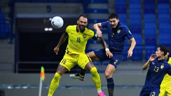  Malaysia took all three points in a 1-0 win over Thailand thanks to a Safawi Rasid penalty in the second half in Group G of the Asian Qualifiers for the FIFA World Cup Qatar 2022 and AFC Asian Cup China 2023 on Tuesday. — Courtesy photo