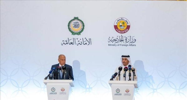 In a joint news conference with Qatari Deputy Prime Minister and Foreign Minister Sheikh Mohammad Abdurrahman Al Thani following the irregular Arab foreign ministers council meeting in Doha on Tuesday, Arab League Secretary-General Ahmad Abulgheit stressed that Egypt and Sudan's 
