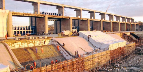 File photo shows major infrastructure projects like this dam on the Nura River in Kazakhstan often require foreign direct investment. — courtesy World Bank/Shynar Jetpissova