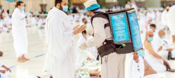 The General Presidency for the Affairs of the Two Holy Mosques has distributed over 15 million Zamzam water bottles since the restart of Umrah pilgrimage.