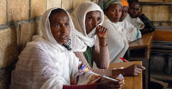Displaced people in Adigrat town, in the Tigray region of northern Ethiopia. — courtesy UNICEF/Zerihun Sewunet
