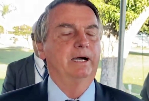 File photo of Brazil President Jair Bolsonaro.