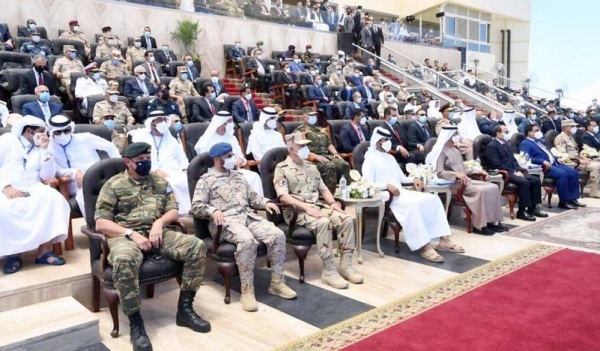 On behalf of Deputy Minister of Defense Prince Khalid Bin Salman, Saudi Chief of General Staff Lt. Gen. Fayyad Bin Hamed Al-Ruwaili attended the opening of the July 3rd Naval Base in Cairo. Egyptian President Abdel Fattah Al Sisi inaugurated the base.