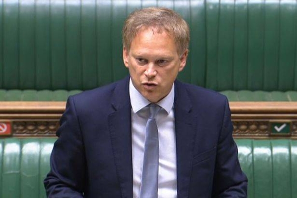 UK Transport Secretary Grant Shapps 