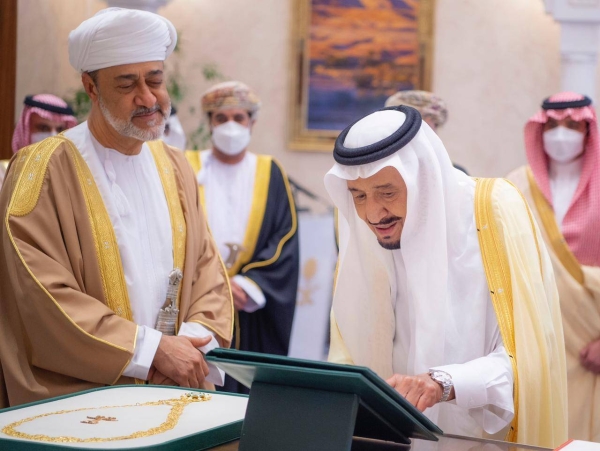 King Salman, Sultan Haitham decorated with highest honors