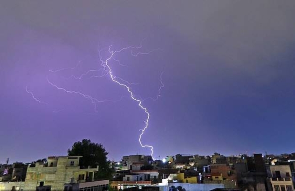 At least 11 people were killed in a lightning strike at a popular tourist spot in the city of Jaipur, in India's northern state of Rajasthan, on Sunday evening. Lightning hit Amer Fort on the outskirts of the city. — Courtesy photo