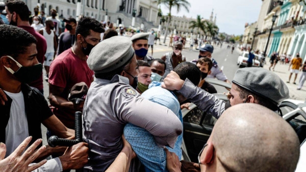 Multiple protesters were arrested by police, who used tear gas to break up some demonstrations. — Courtesy photo