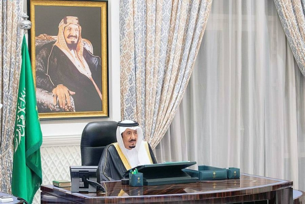 Custodian of the Two Holy Mosque King Salman chairs the weekly Cabinet meeting in NEOM on Tuesday.