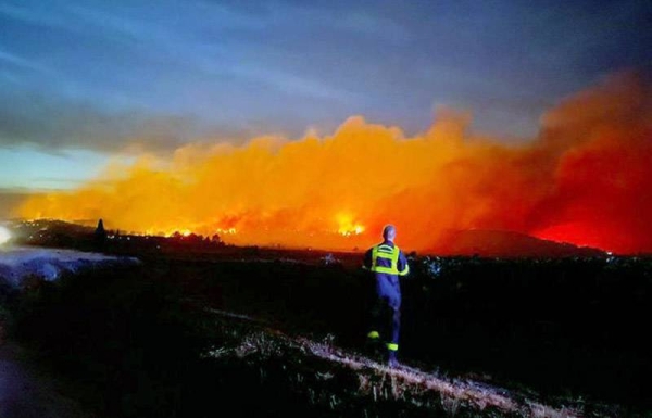 A large fire broke out on Saturday in southern France, and more than 1,000 firefighters and emergency responders were deployed.