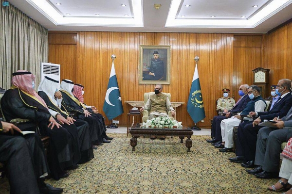 Saudi Arabia’s Foreign Minister Prince Faisal Bin Farhan met here on Tuesday with Pakistan’s President Dr. Arif Alvi as part of his visit to Islamabad.