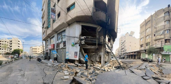 Israeli air strikes in May 2021 caused widespread destruction in Gaza. — courtesy UNOCHA