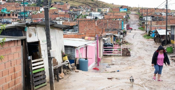 Unofficial settlement in 'Altos de la Florida', in the southern parts of the outskirts of Bogota, Colombia. — courtesy UNDP Colombia / Freya Morales