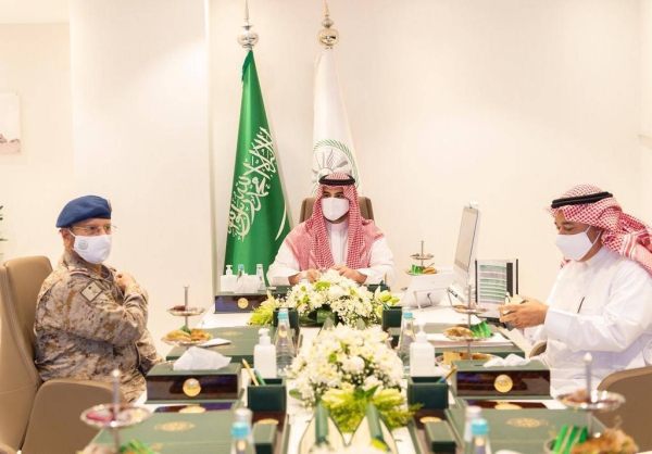 Saudi Arabia’s Deputy Defense Minister Prince Khalid Bin Salman visited the General Staff Presidency and the headquarters of the Joint Forces Command on Thursday.