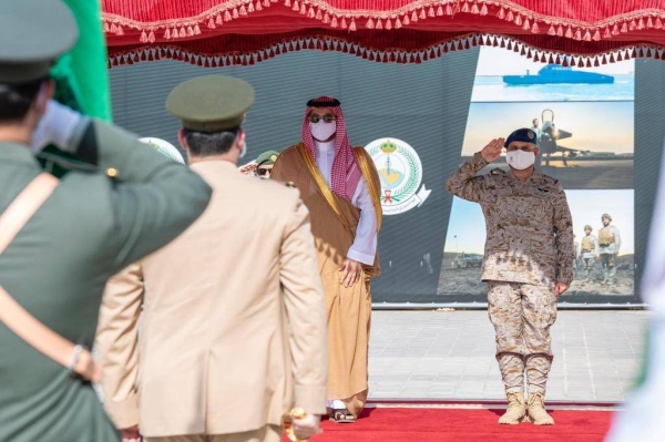 Saudi Arabia’s Deputy Defense Minister Prince Khalid Bin Salman visited the General Staff Presidency and the headquarters of the Joint Forces Command on Thursday.