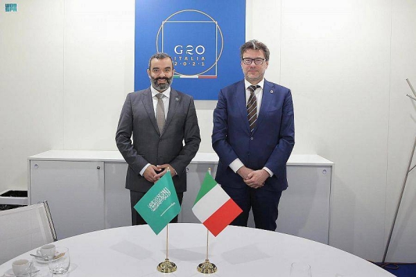 Saudi Arabia’s Minister of Communications and Information Technology Eng. Abdullah Al-Sawaha held bilateral meetings here on Thursday with top ministers from Italy, Germany, Japan, Singapore and South Africa on the sidelines of the G20 ministerial meeting.
