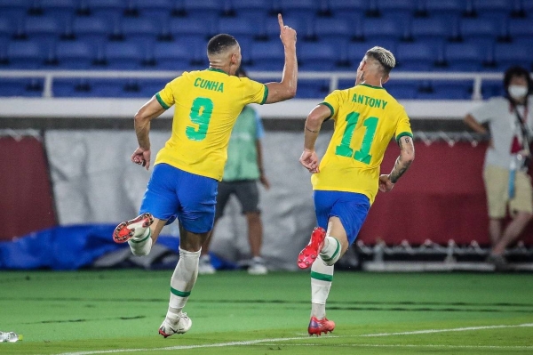 Brazil beat Spain in extra-time for back-to-back Olympic football gold.(Credit: @timebrasil)