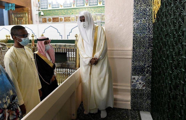 Mauritania's Prime Minister Mohamed Ould Bilal Massoud visited the Prophet’s Mosque in Madinah on Thursday.