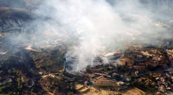 A huge fire raged for a second day in Cyprus, razing tracts of forest in a blaze one official called the worst on record. — courtesy CNA