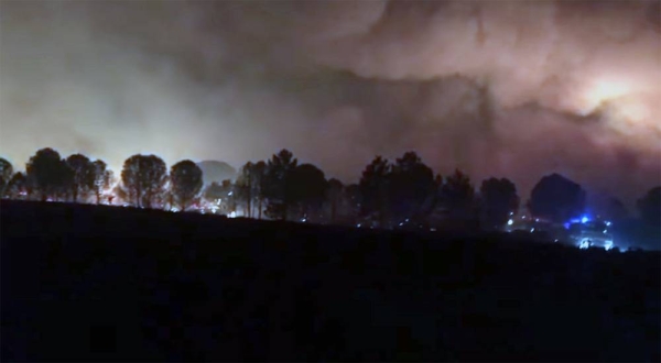 Thousands of people have been evacuated since Monday in southeastern France to escape a rapidly-advancing wildfire.