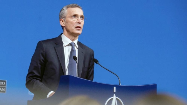 NATO Secretary General Jens Stoltenberg said Tuesday the alliance was surprised by the speed of the Taliban's victory in Afghanistan, but blamed Afghan leaders for the 