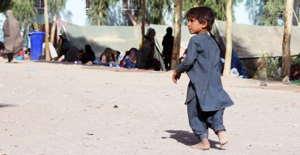 The UN has been supporting displaced families in Afghanistan, providing emergency shelter and protection. — courtesy IOM/Mohammed Muse