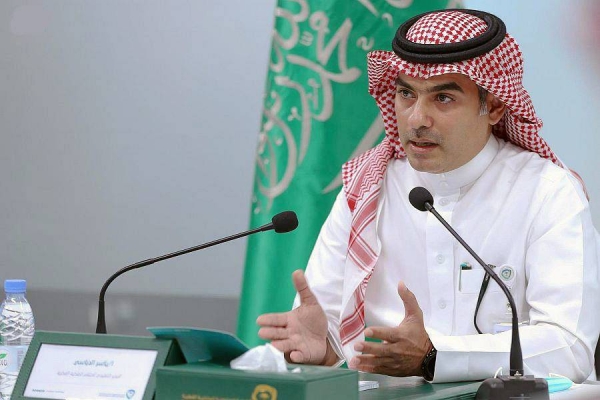Executive Director of Respect for Intellectual Property Yasser Al-Debassi at the opening.