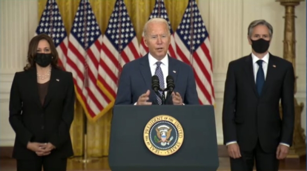 US President Joe Biden on Friday once again defended his administration's handling of withdrawal from Afghanistan.