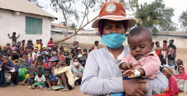 The community in Maroalomainty in the south of Madagascar has planted vegetation to mitigate the effects of climate change. — courtesy UN Madagascar