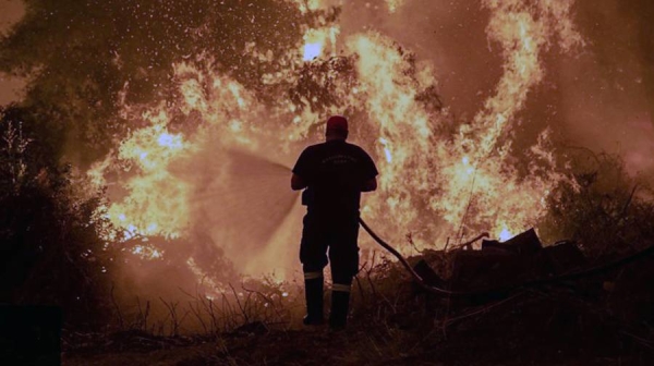 Greek authorities are battling fresh fires near the capital city Athens and on the island of Evia. The first broke out on Monday morning on Evia, which was decimated earlier this month by a blaze that burned for more than 10 days.