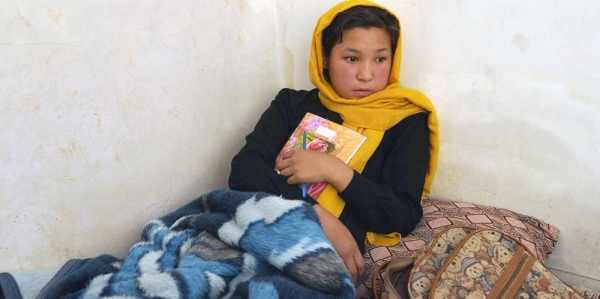 An Afghan girl was injured when a school in Kabul’s district 13 came under attack. — courtesy UNICEF Afghanistan