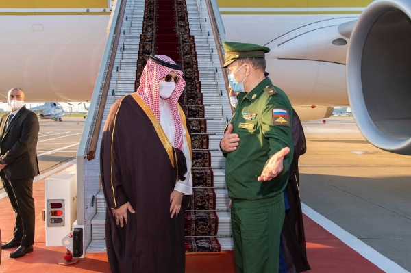 Saudi deputy defense minister arrives in Moscow to participate in 'Army 2021' forum