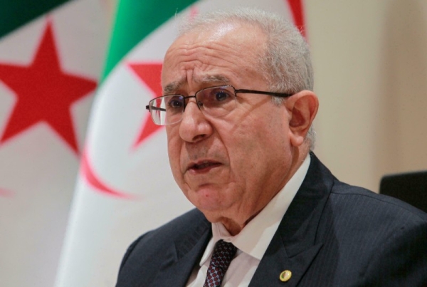 File photo of Algerian Foreign Minister Ramtane Lamamra.