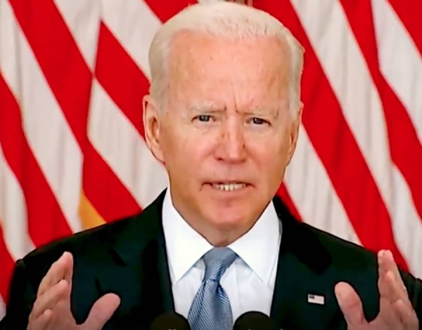US President Joe Biden said Tuesday that 70,700 people have been evacuated since Aug. 14 and 75,900 people since the end of July.