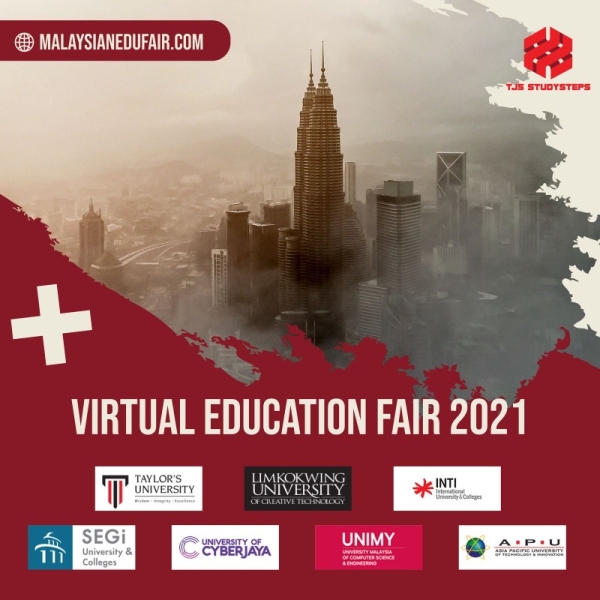 TJS Studysteps Virtual Education Fair 2021 – STUDY IN MALAYSIA