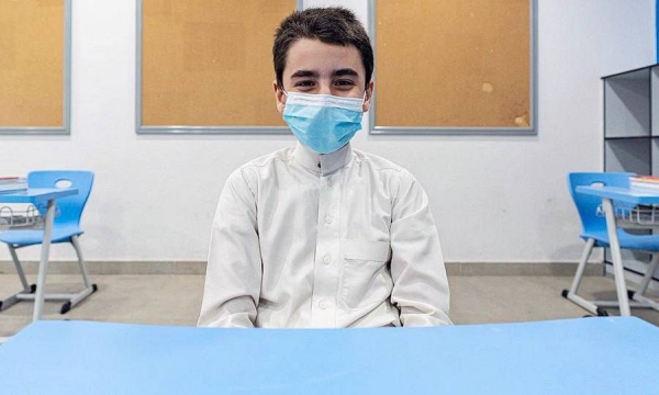 Saudi Arabia's students from the intermediate and secondary levels (ages 12-14 years), who have received the COVID-19 vaccine, resumed on Sunday the in-person education at public, private and foreign schools across the Kingdom.