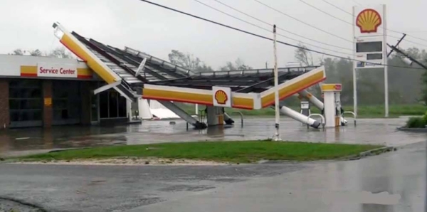 Hurricane Ida blasted ashore Sunday as one of the most powerful storms ever to hit the US knocking out power to all of New Orleans and blowing roofs off buildings.