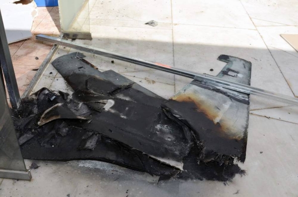 Coalition forces thwarted an explosive-laden drone launched by the Iran-backed Houthi militia on Abha International Airport on Tuesday morning.