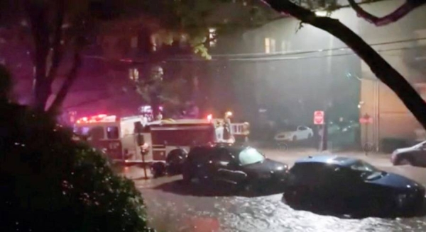 A state of emergency has been declared in The New York City after rains lashed the city causing heavy flooding Wednesday. 